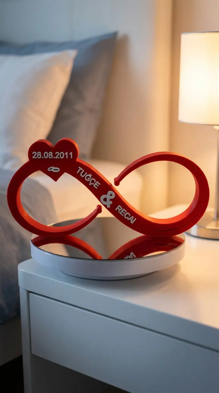 Amorgift Kişiye Özel Sonsuzluk Aşk Dekoru AMORGİFT