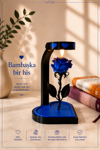 Kalpli Tasarım Solmayan Gül AMORGİFT
